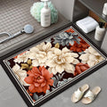 Floral Patterned Bath Mat