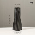 Abstract Twist-Shape Decorative Vase