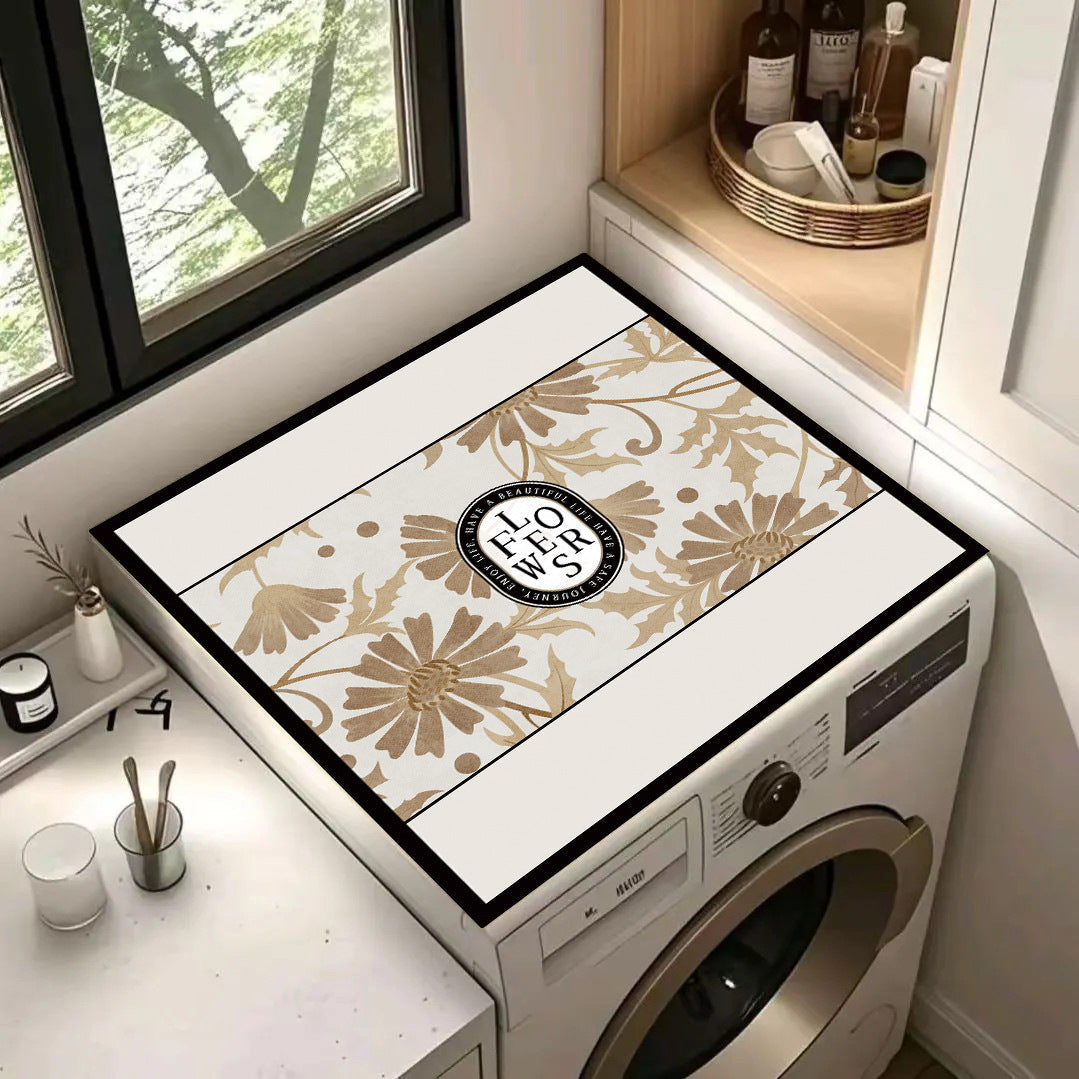 Vintage Floral Decorative Laundry Mat
