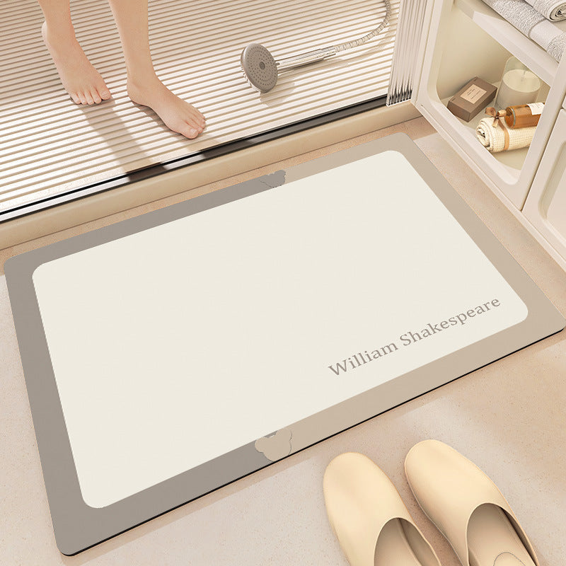 Stylish Geometric Pattern Bathroom Mat