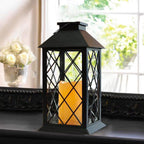 Vintage Outdoor Solar Candle Lantern