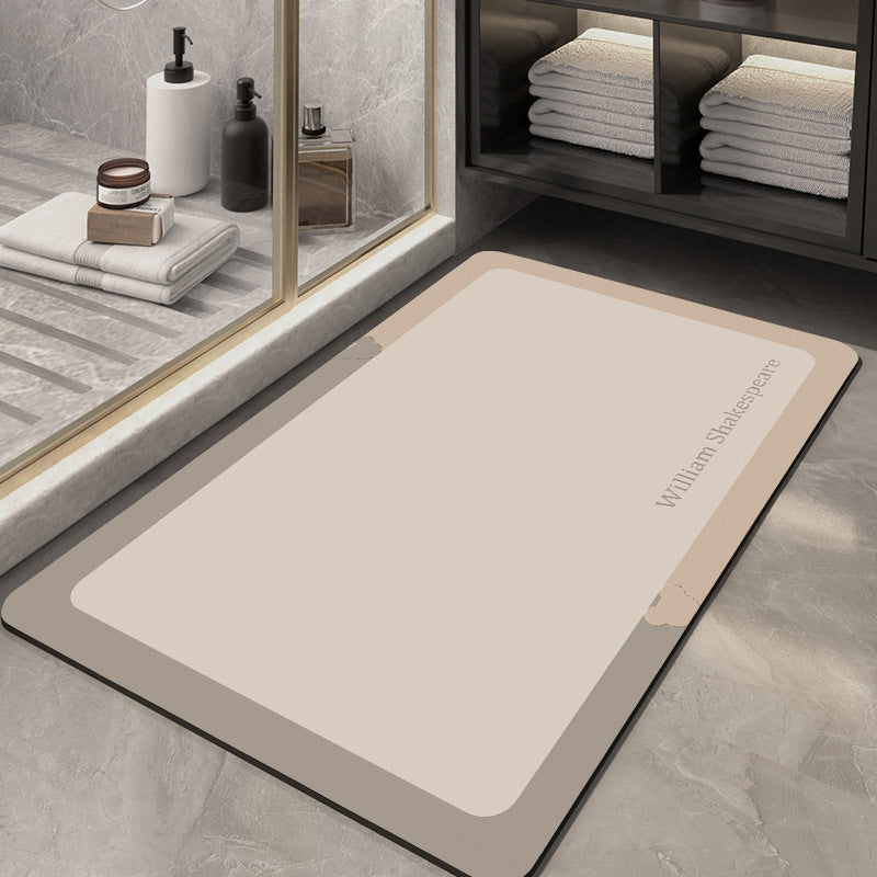 Stylish Geometric Pattern Bathroom Mat
