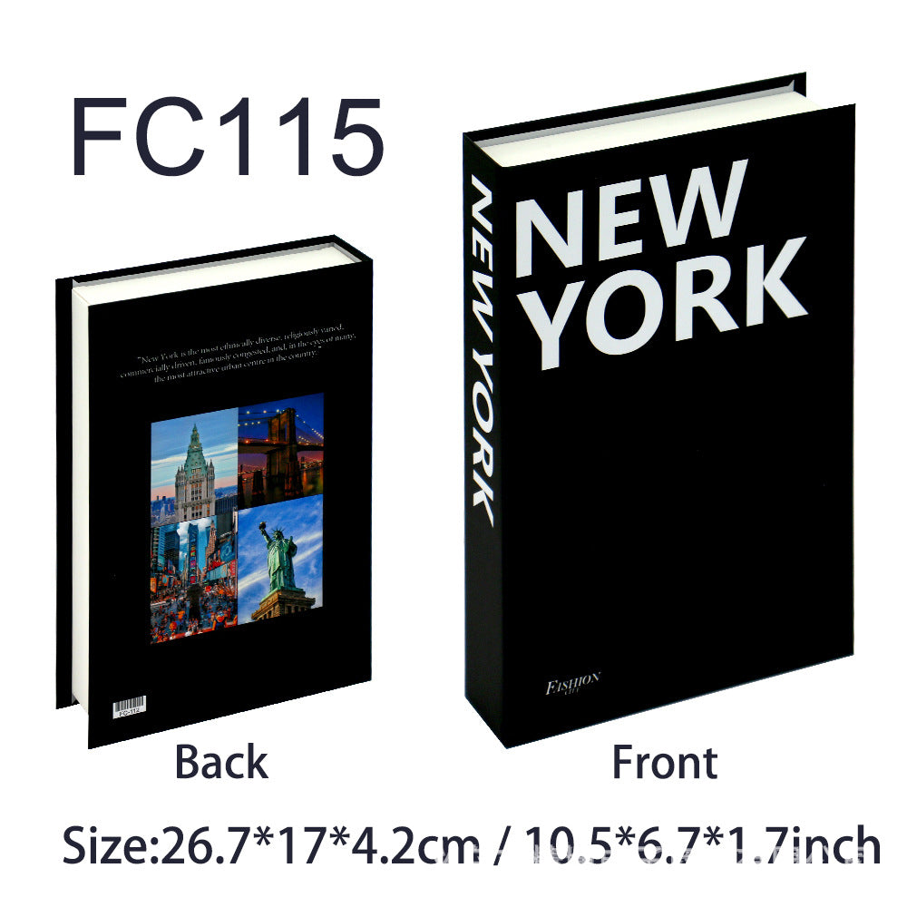 Decorative Hardcover Hidden Storage Book Safe