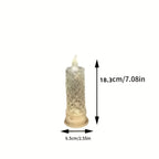 Flameless LED Candles – Realistic Flame Appearance, Battery Operated and Safe