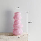 Glass Pebble Vase