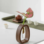 Nordic Style Oval Frame Tube Vase