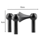 Modern Molecular Metal Candle Holder – Nordic-Style Silver Candle Stand for Elegant Home Decor