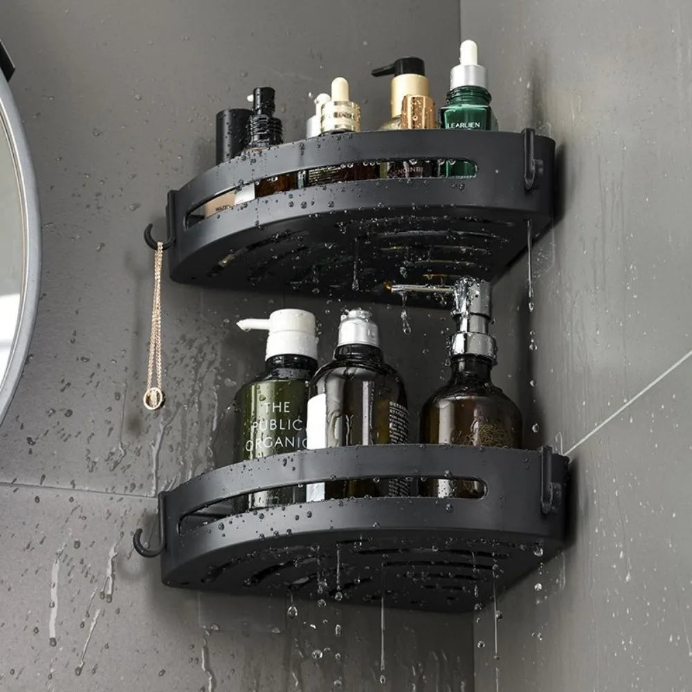 AQUAFIX Self-Adhesive Shower Organizer – Strongly adhesive, drill-free & waterproof