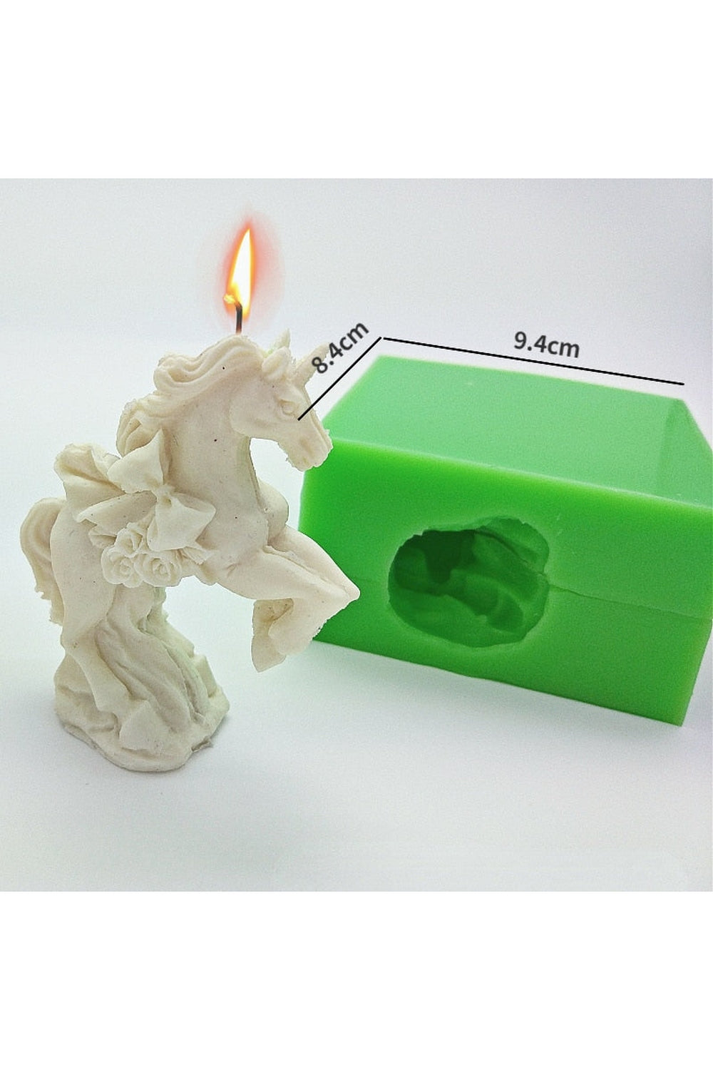 War Horse Head Candle Shape