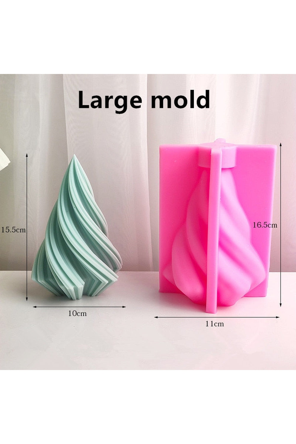 geometric candle shape