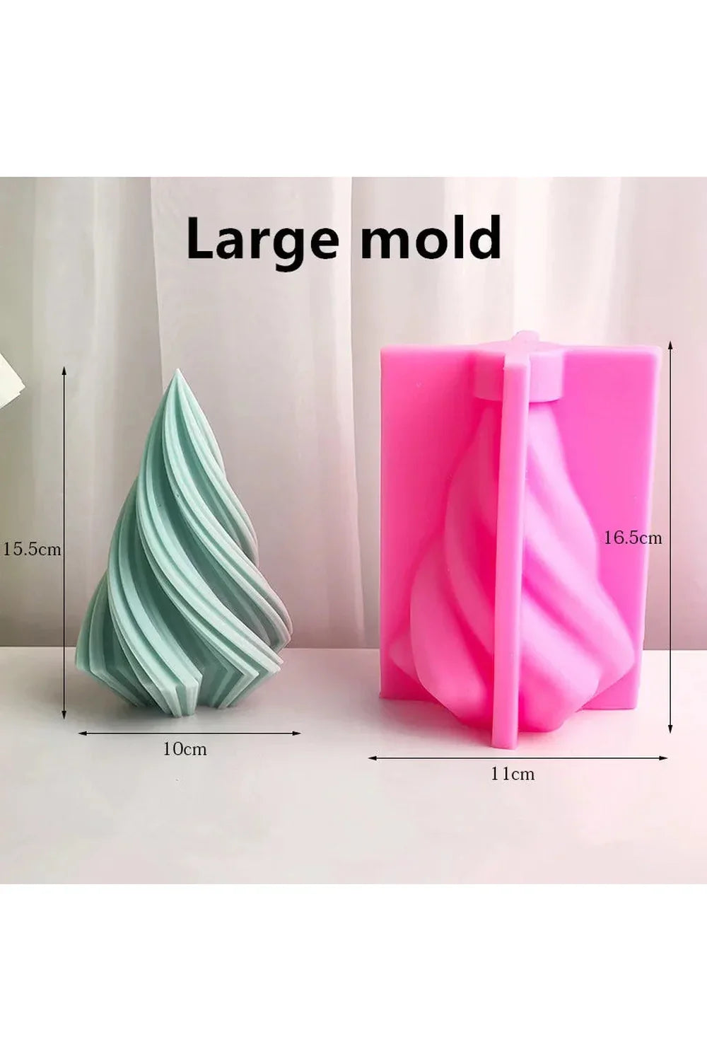 Wave candle shape DIY