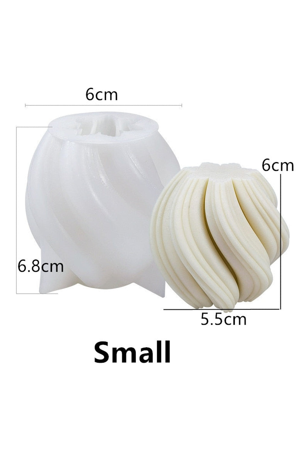 geometric candle shape