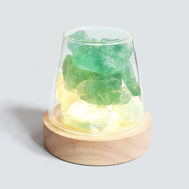 Himalaya Salt Lamp - Crystal Night Light & Essential Oil Diffuser
