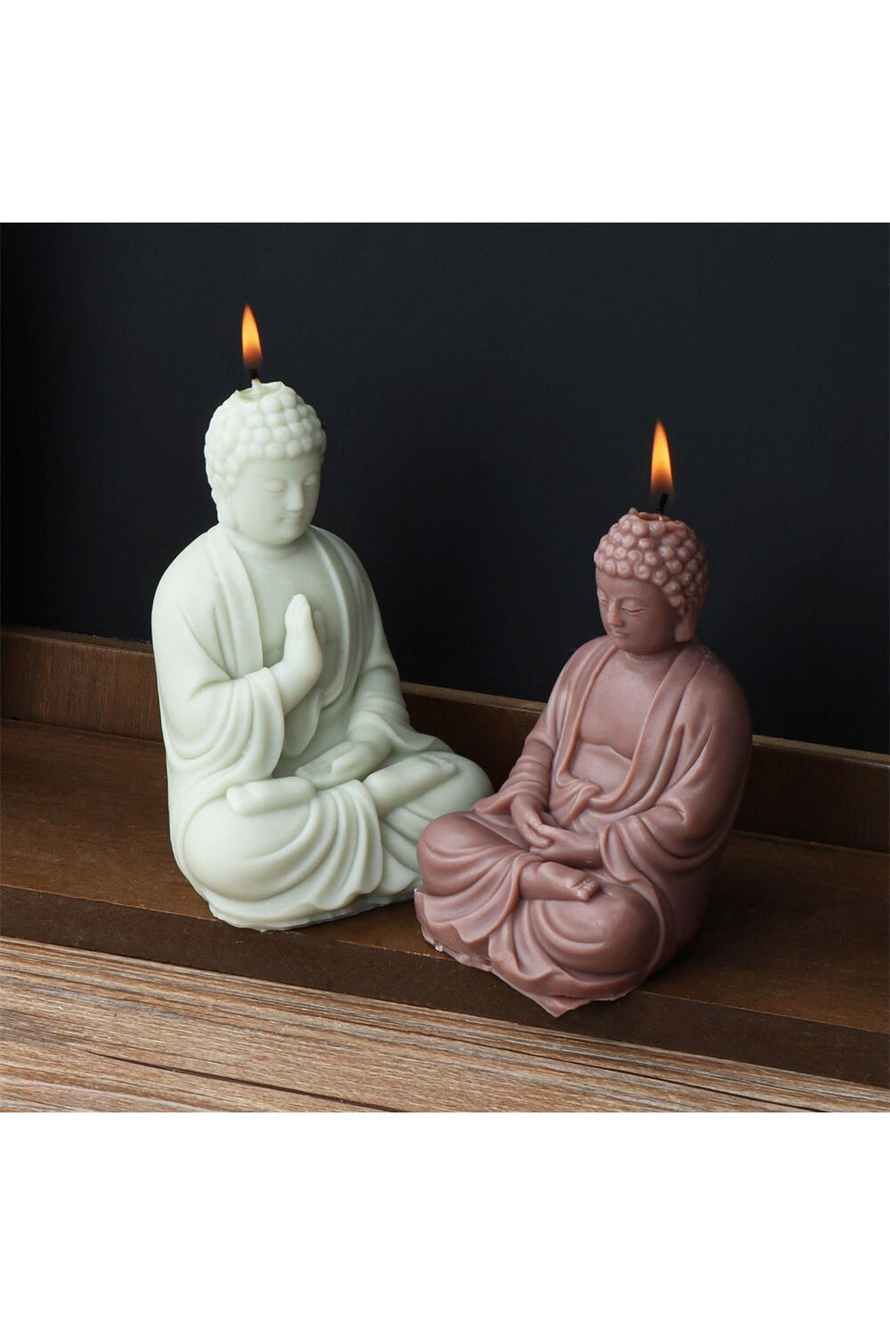 Buddha Inspired Candle Shape