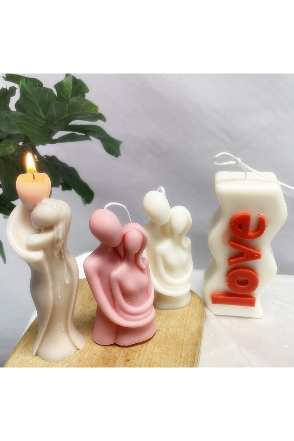 Pair Portrait Candle Shape