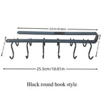 Ferrosa Iron Hooks for Kitchen Cabinet | Wall Shelf & Coat Hooks | Space-saving & Load-bearing