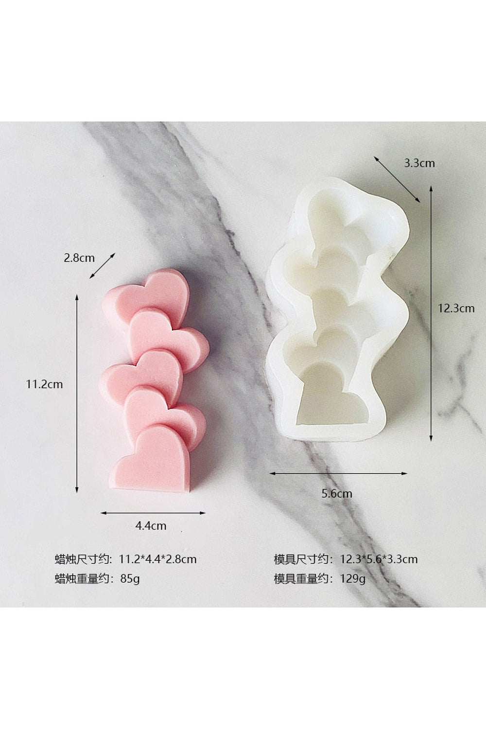 inspired candle shape set