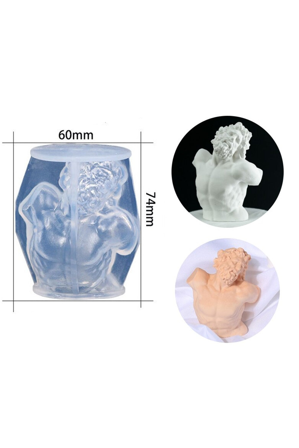 David Body Candle Shape