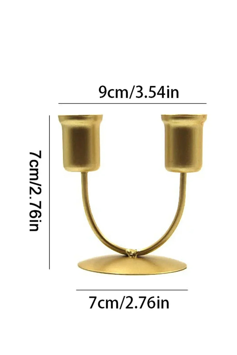U-shaped candle holder