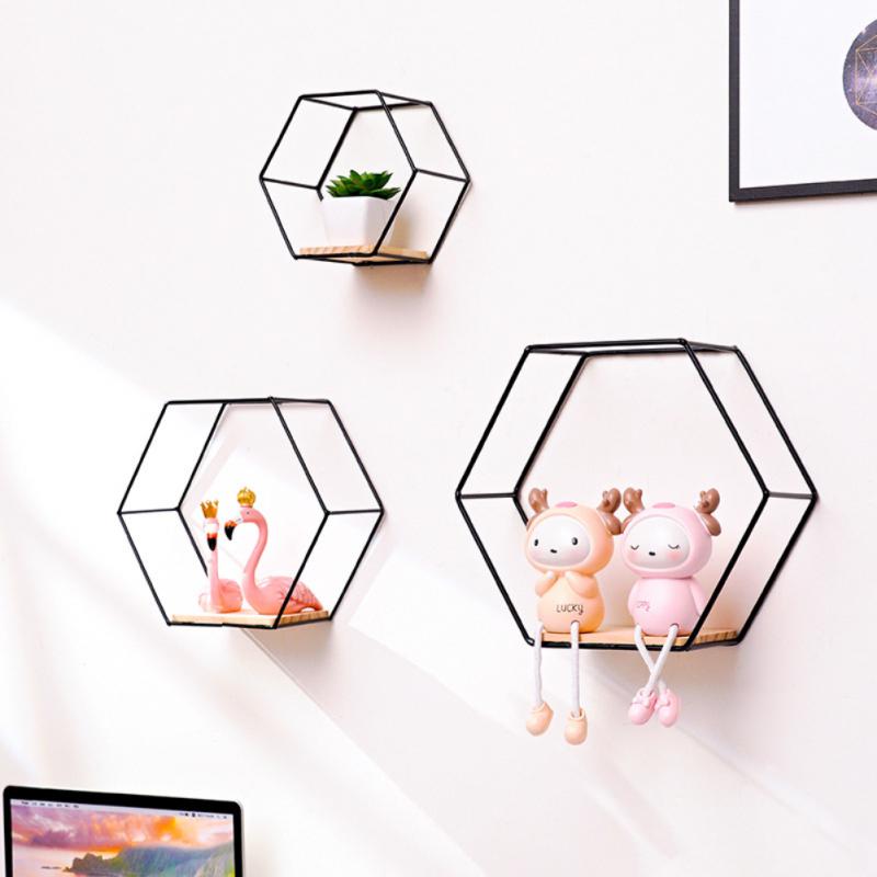 Designer Wall Decoration in the Shape of a Hexagon