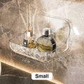 Acrylix Pro | Acrylic Bathroom Shelf Without Drilling | Wall Mounted Shower Shelf | Cosmetic & Shampoo Holder | Transparent | 12×9×8 cm / 24×9×8 cm