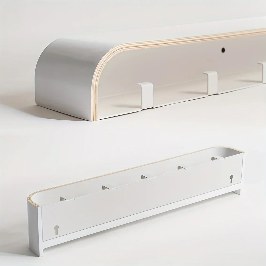 NordicHide Rack Wall wardrobe with shelf & hidden hooks