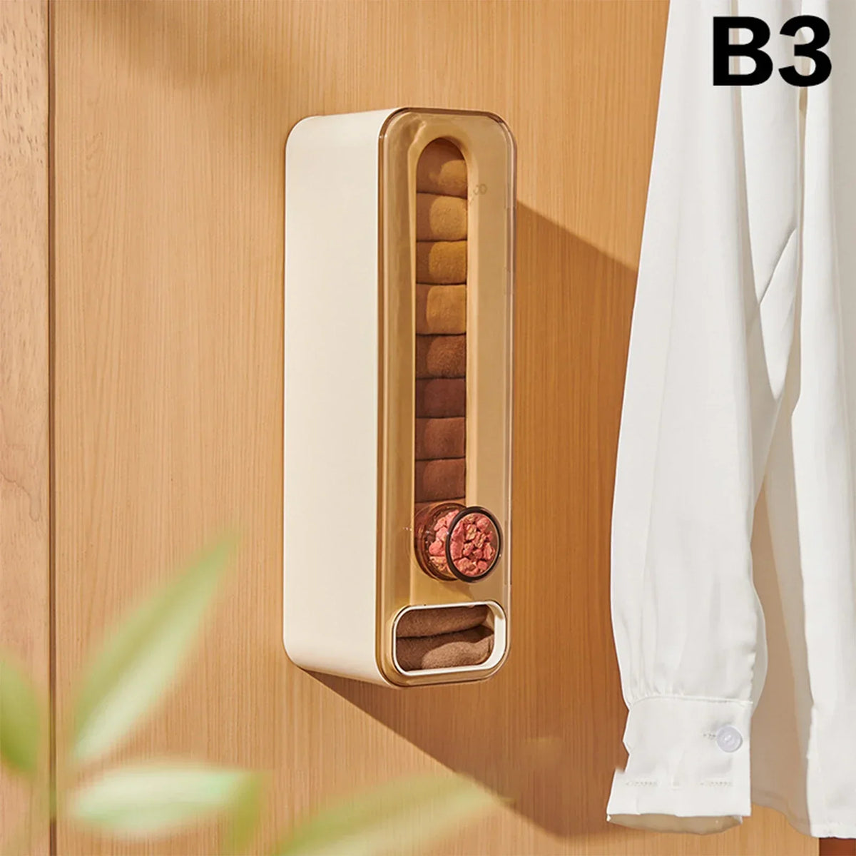 Wall-Mounted Aromatherapy Wardrobe Underwear Organizer