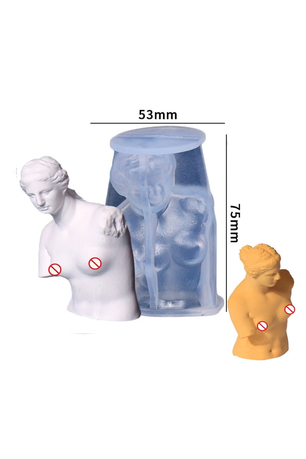 David Body Candle Shape