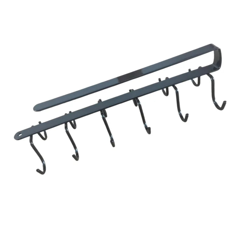 Ferrosa Iron Hooks for Kitchen Cabinet | Wall Shelf & Coat Hooks | Space-saving & Load-bearing