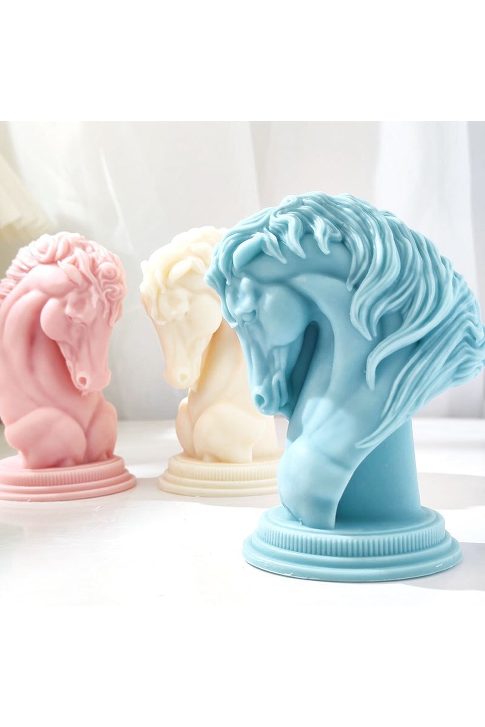 War Horse Head Candle Shape