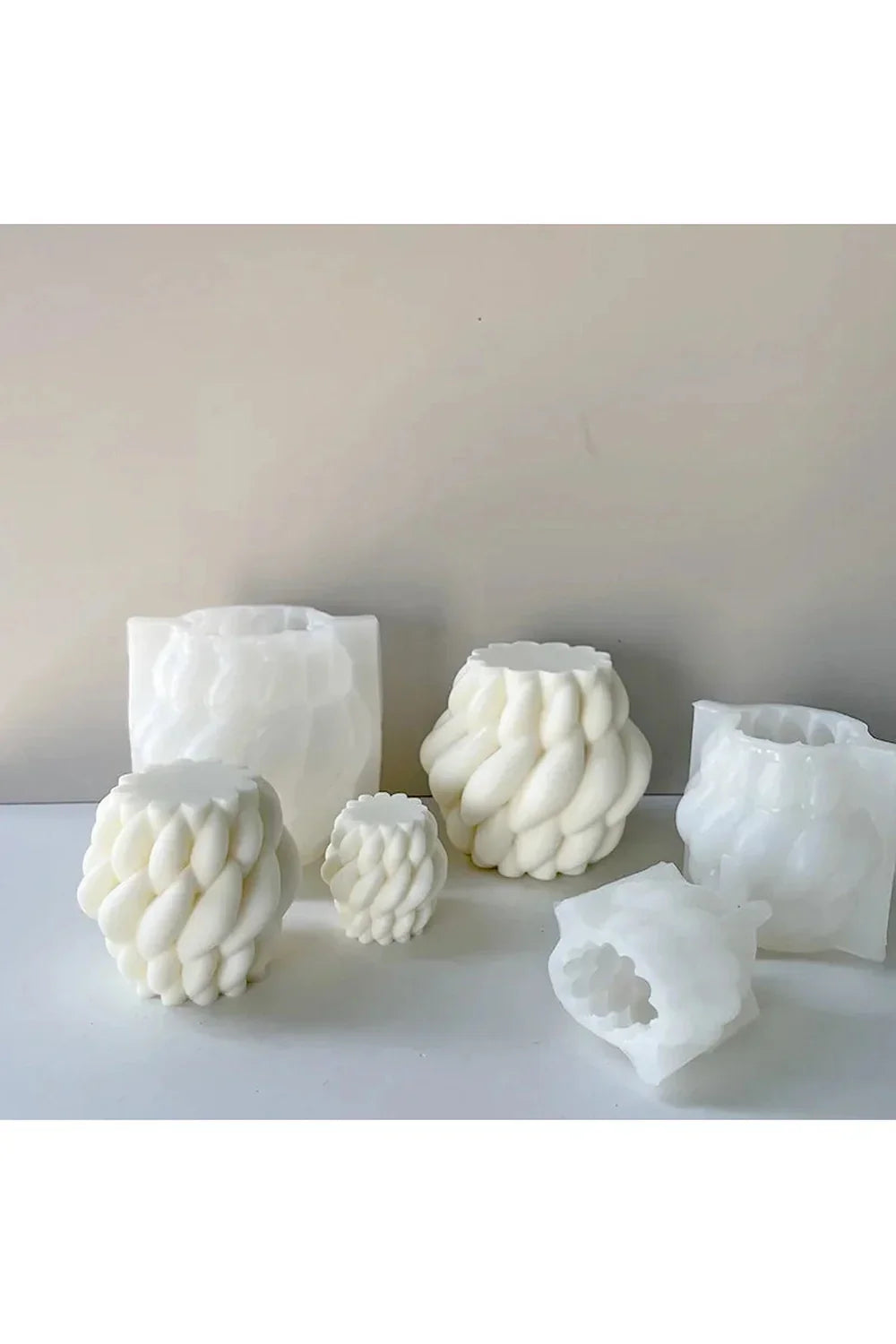 Wave candle shape DIY