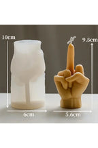 Finger candle shape DIY