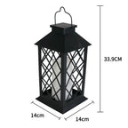 Vintage Outdoor Solar Candle Lantern