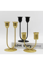 U-shaped candle holder
