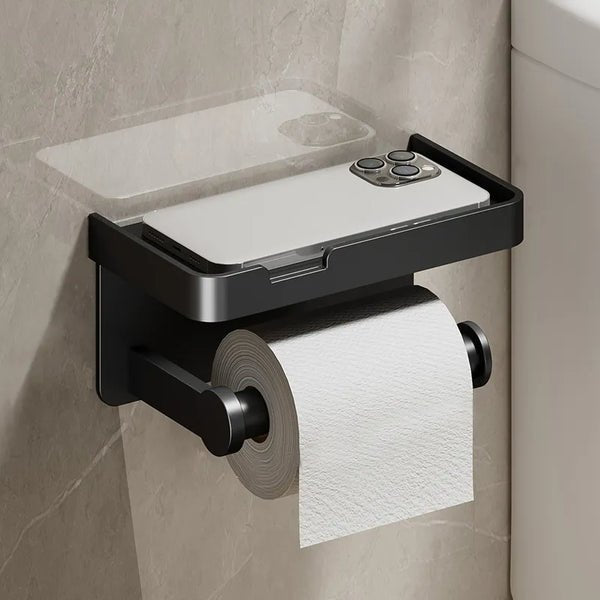 Saniflex Multifunctional Toilet Paper Holder – Modern Design and Practical Functionality