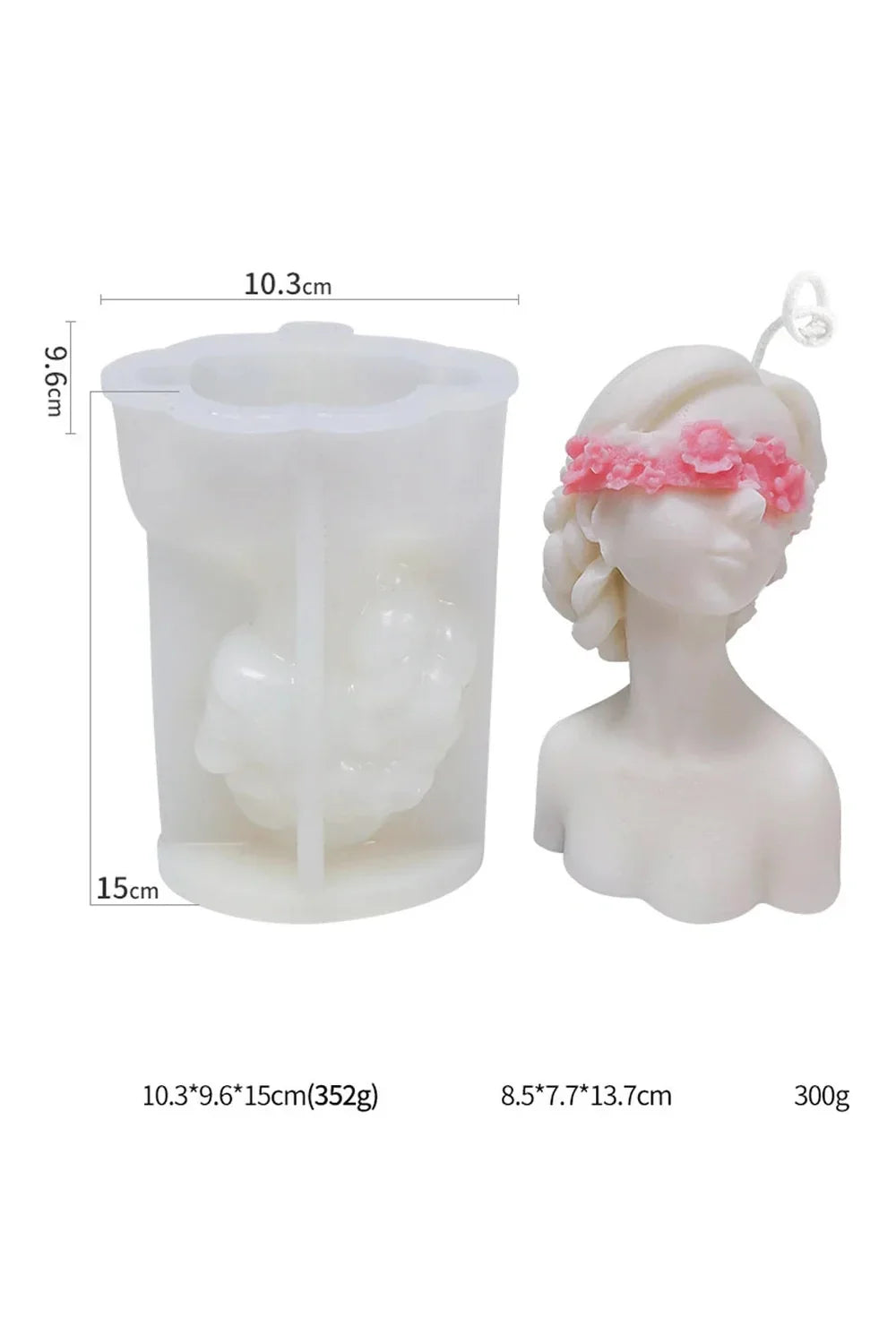 Head Candle Shape DIY