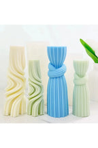 Pillar candle mold DIY