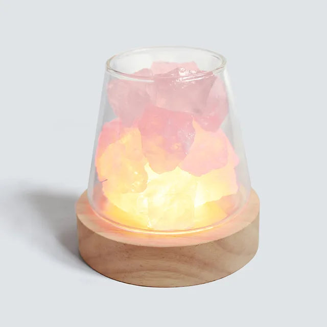 Himalaya Salt Lamp - Crystal Night Light & Essential Oil Diffuser