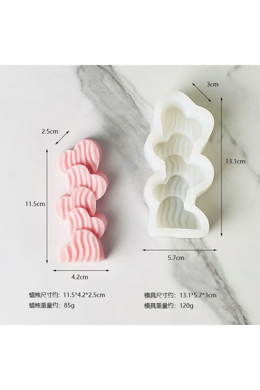 inspired candle shape set