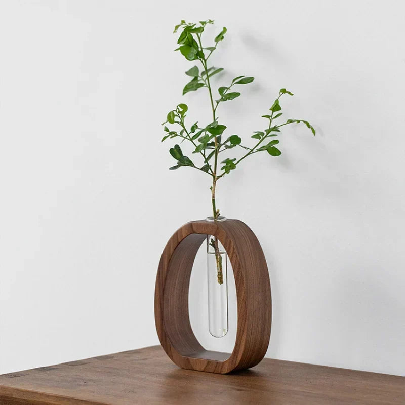 Nordic Style Oval Frame Tube Vase