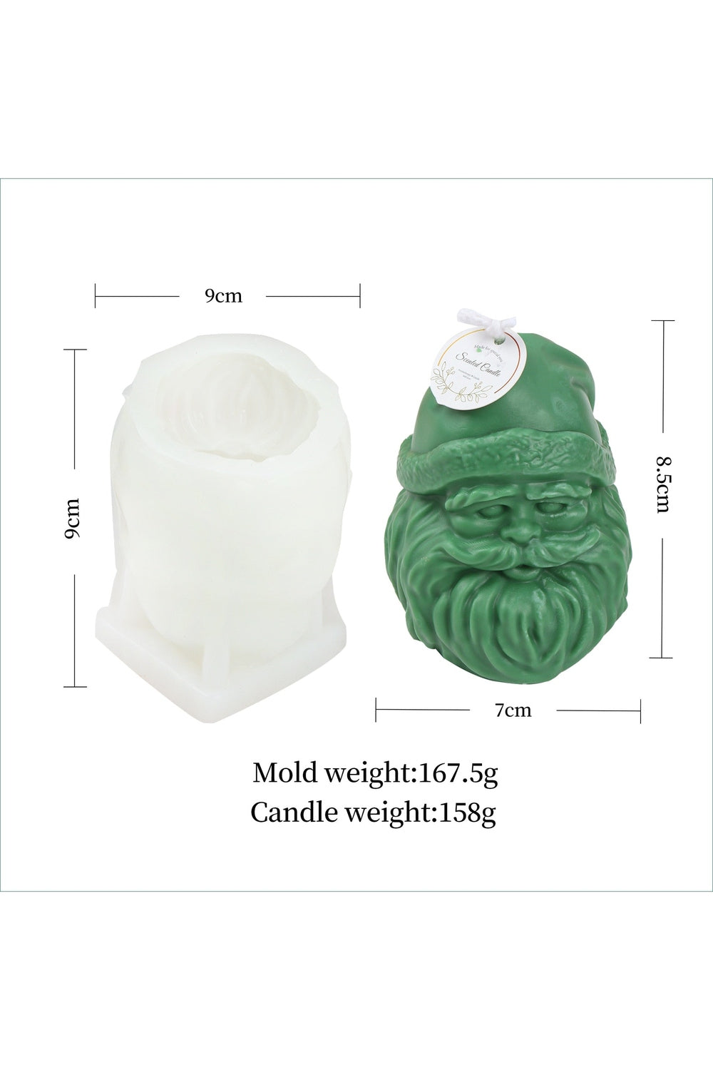 Themed candle shape