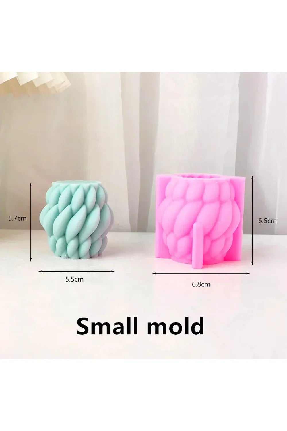 Wave candle shape DIY