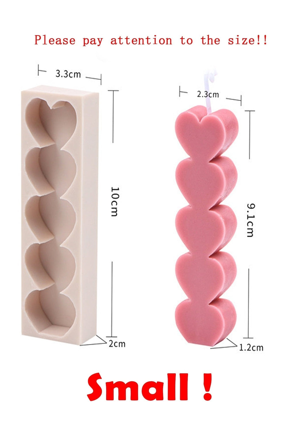 geometric candle shape