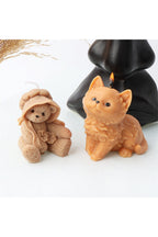 Bear Gypsum Candle Mold