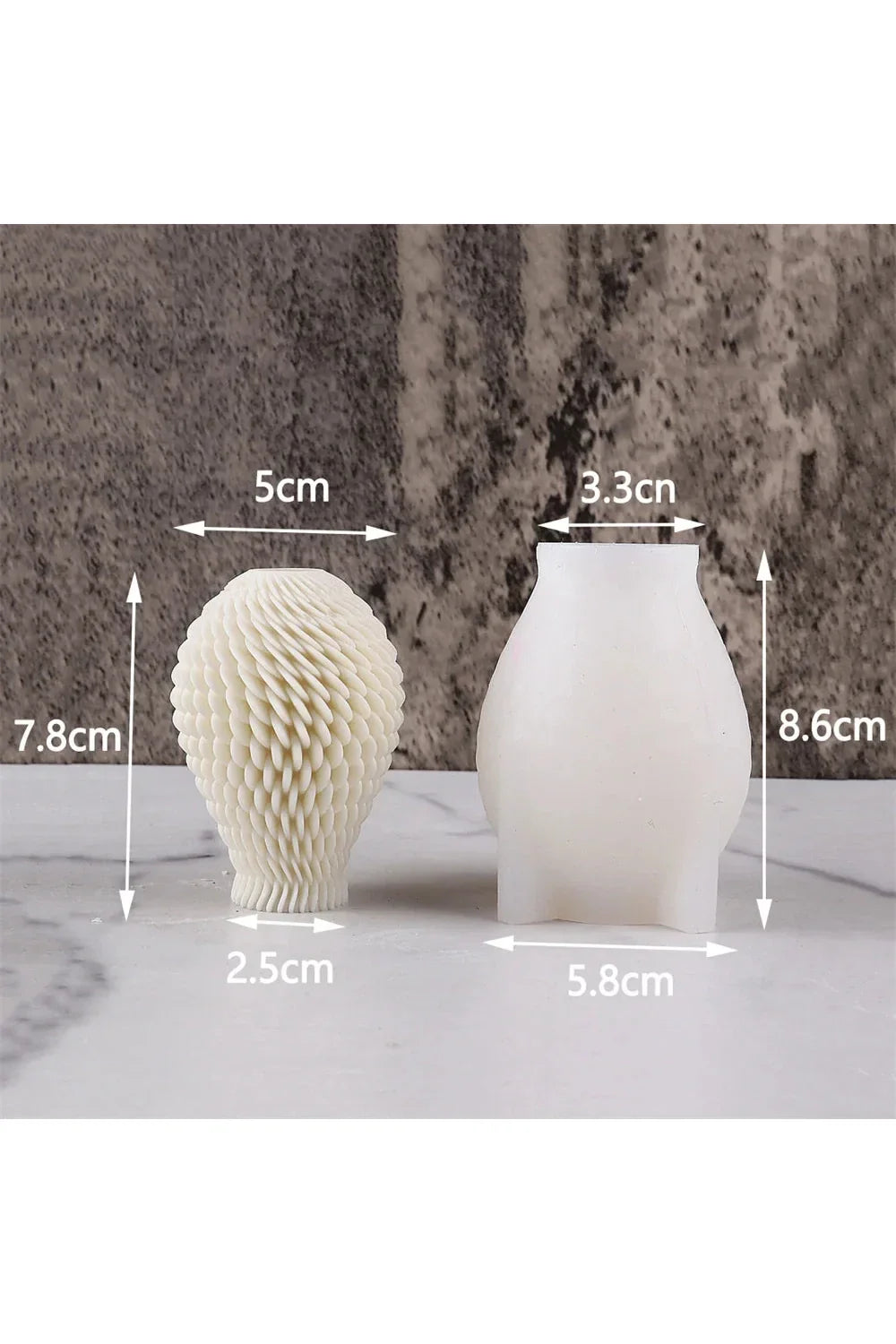 Ball candle form DIY