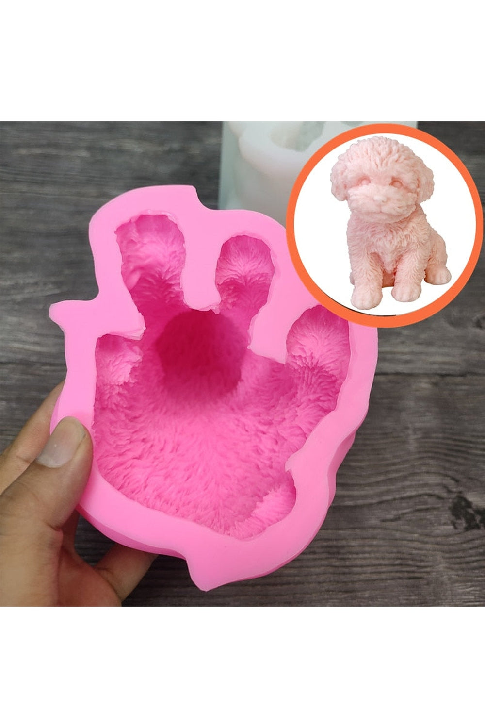 Dog Candle Shape