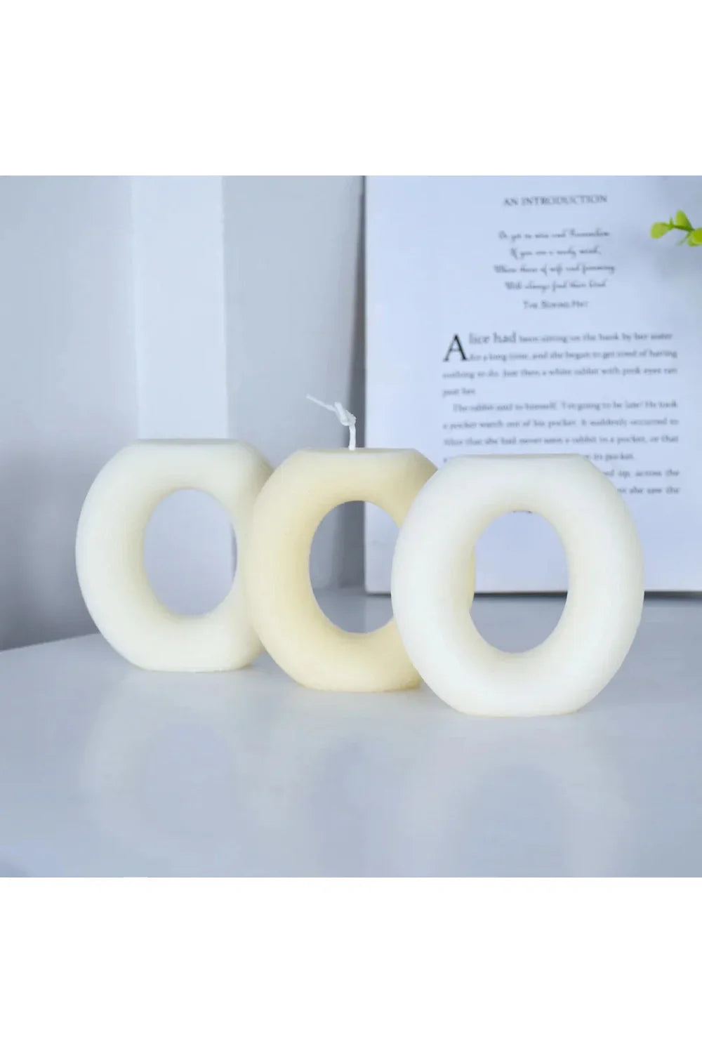 Striped Candle Shape DIY