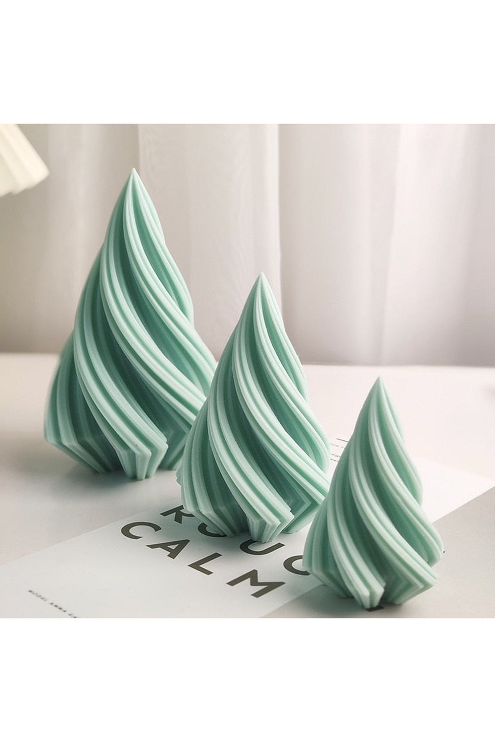 geometric candle shape