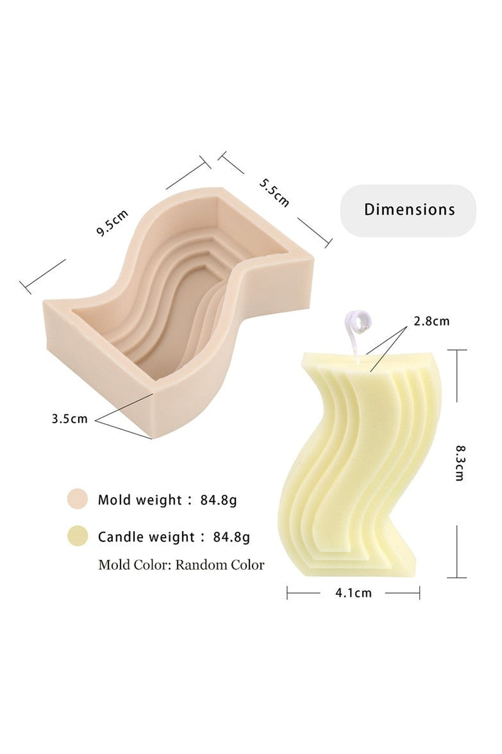 Candle making mold