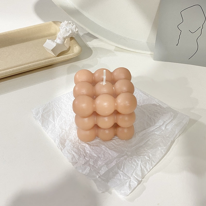 Elegant BubbleGlow Candle Create a Cozy Atmosphere at Home
